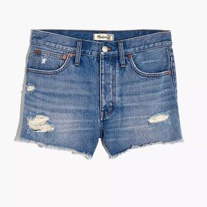 Madewell Distress Denim Shorts